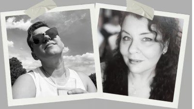 Black and white portraits representing a collaborative creative and wellness experience, featuring facilitators from Empower Soul Path and Drawn to Her