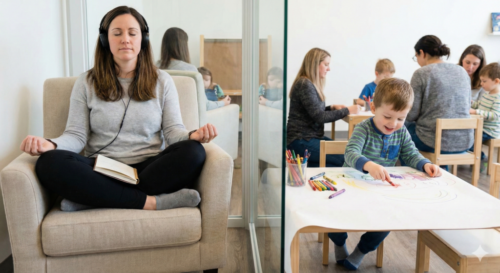 A calm, parallel creative experience