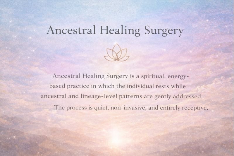 Ancestral Healing Surgery