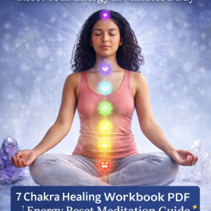 7 Chakra Energy Reset Guide | Chakra Healing Workbook | Energy Balance Meditation Guide | Spiritual Self-Healing | Digital Download PDF