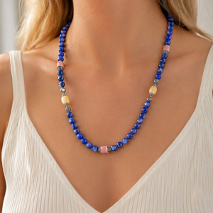 Blue Gemstone Necklace | Speak Your Truth Crystal Necklace