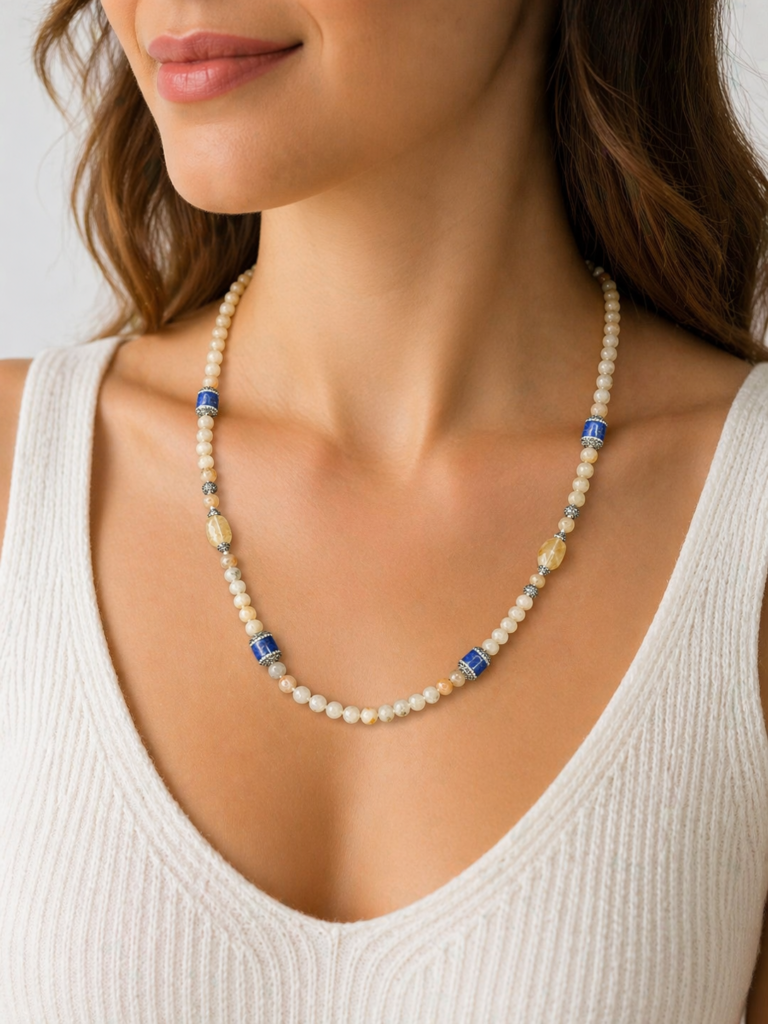 Lapis Lazuli Throat Chakra Necklace