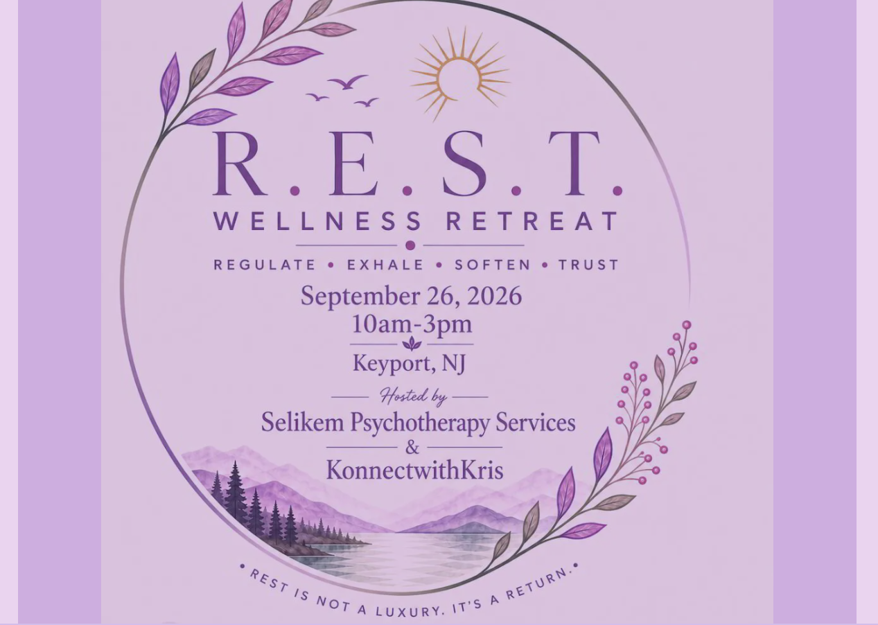 R.E.S.T. Wellness Retreat event flyer