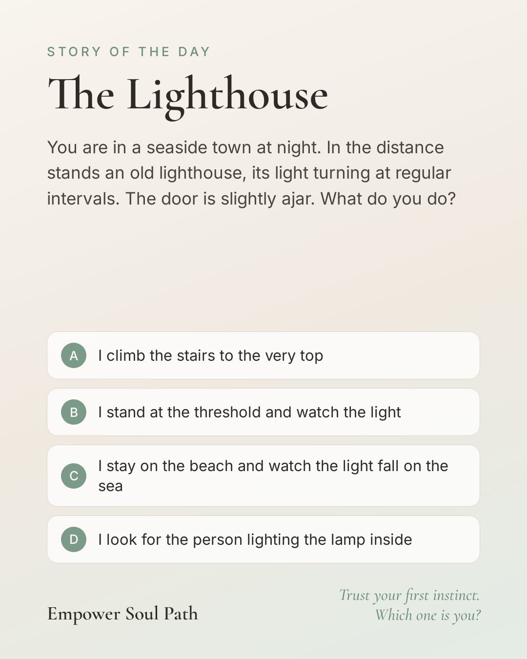 The Lighthouse: A Symbolic Story for Self-Reflection | Empower Soul Path ripplecast 1793202997007